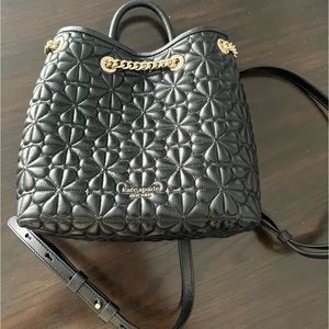 Kate spade purse with gold chain